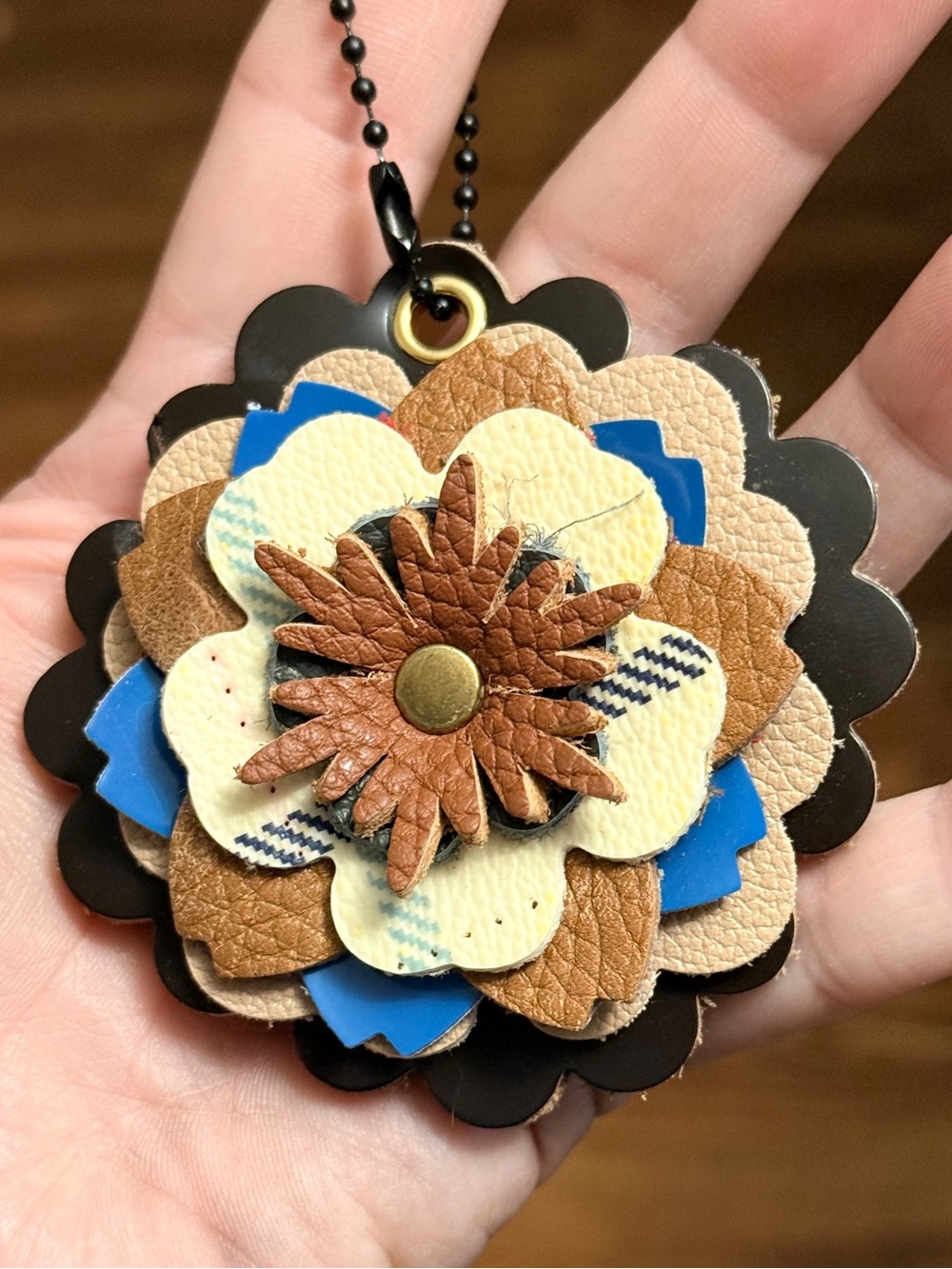 Handmade Floral Bag Charm
